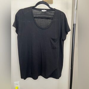 articles of society black tshirt size medium womens